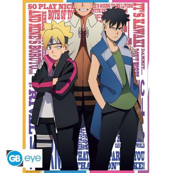 BORUTO - Poster Chibi "Boruto und Kawak"  Boruto und Kawaki sind durch Schicksal auf diesem Poster gebunden.